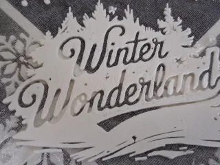 Christmas Envelope White winter wonderland