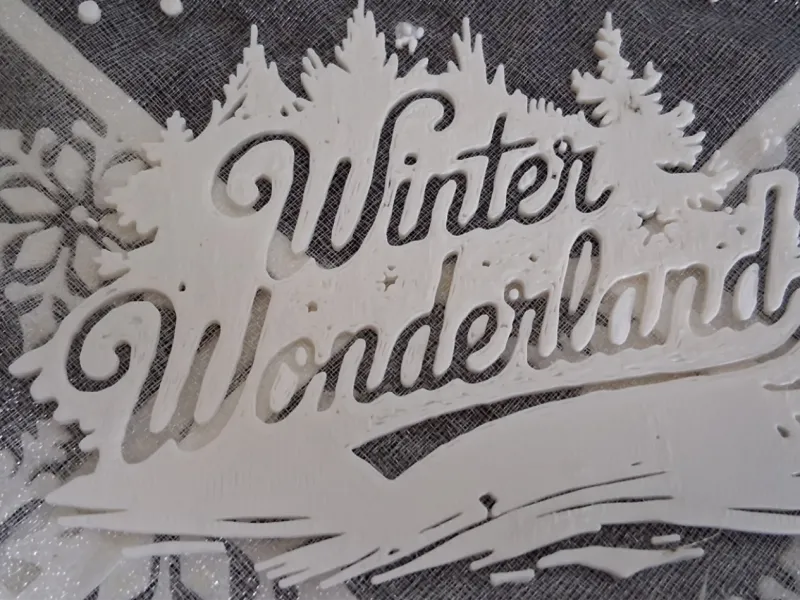 Christmas Envelope White winter wonderland