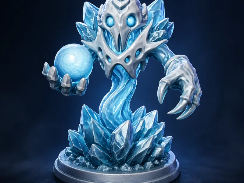 Ancient Apparition STL – Dota 2 Collectible for Resin Print