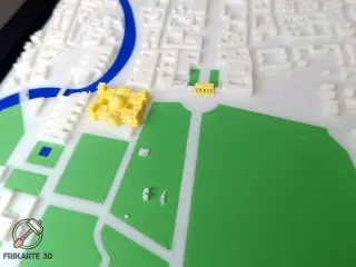 Berlin Landmarks 3D City Map