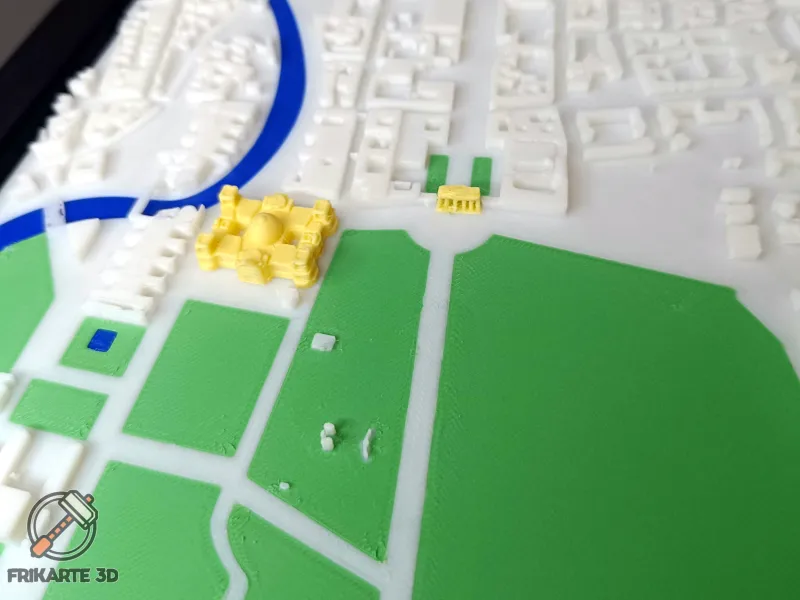 Berlin Landmarks 3D City Map