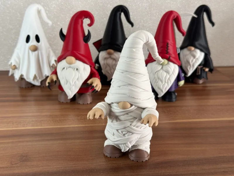 Halloween Zwerg, süße gruselige Mumie