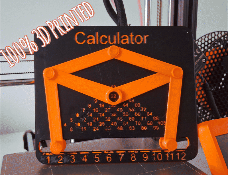 3D Printer Files | 3MF File | Multiplication calculator.
