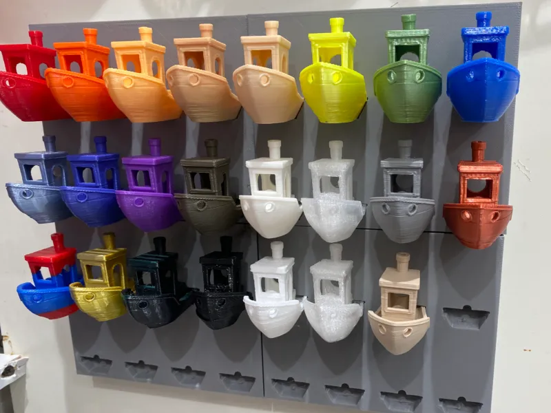Benchy houder wandmontage