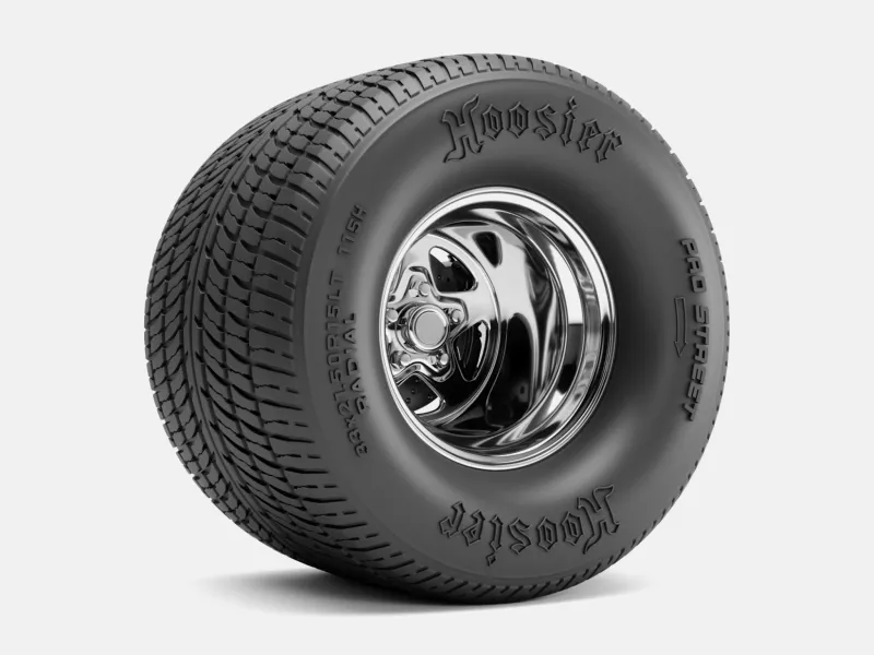 15x15 Weld Pro Star Wheel, Hoosier Pro Street, 33x21.5