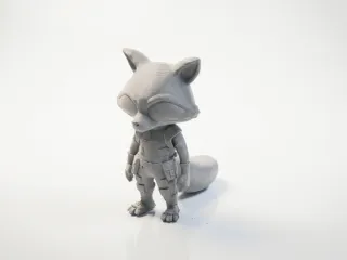Rocket Raccoon Figurine Marvel 3D Printable