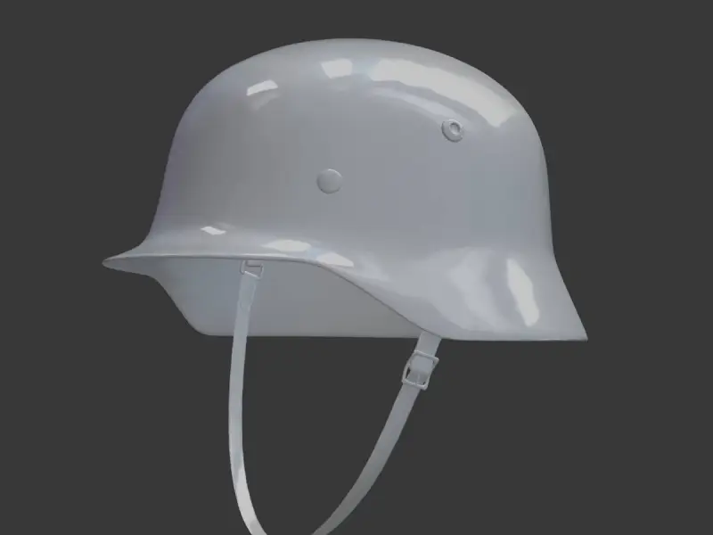 Steel Helmet – Medieval & Fantasy Armor 3D Print