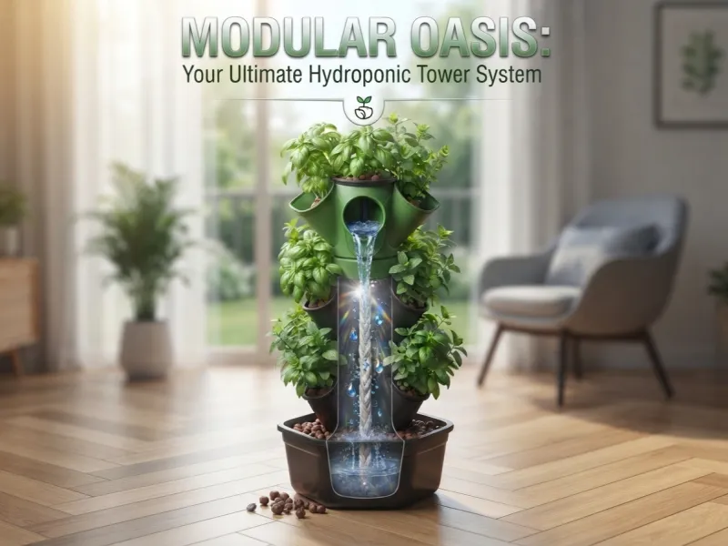 Modular Oasis - Your Ultimate Hydroponic Tower System