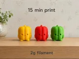 Cute Mini Pepper Buddy | Easy & Fast 3D Print | Desk Toy-0