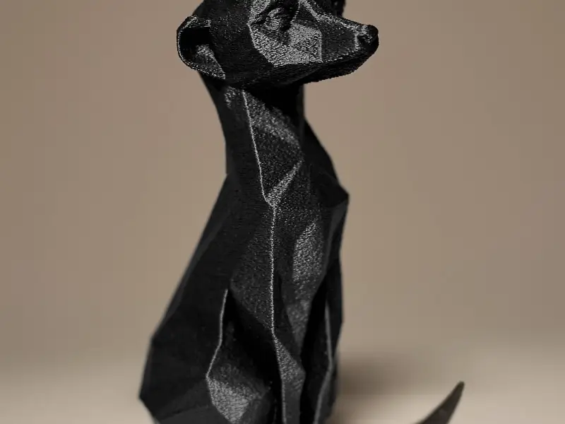 Geometrisch Stokstaartje Figuur