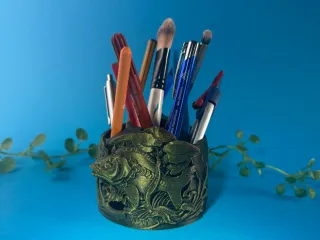 Fish pencil holder