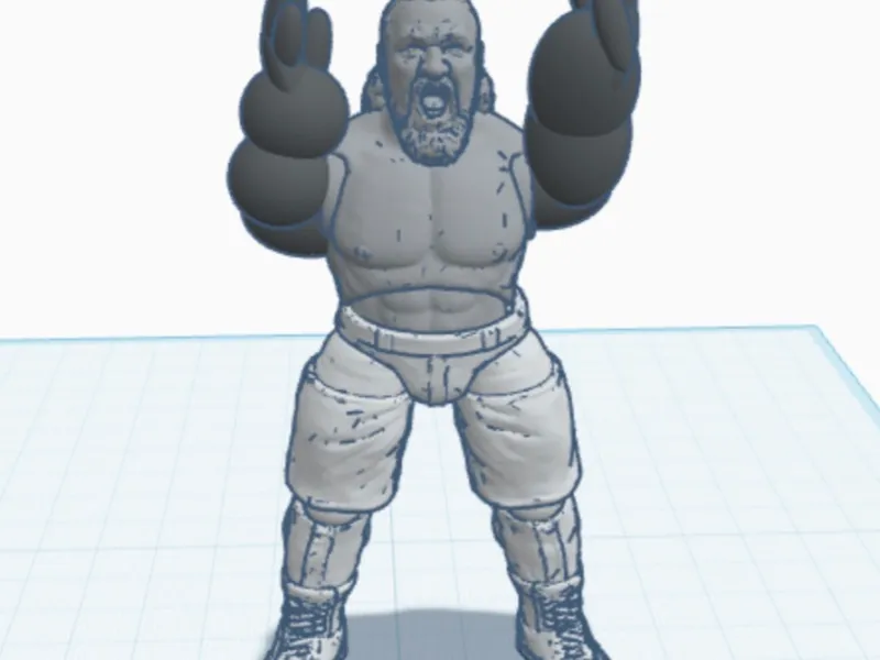 Brock lesnar custom figure