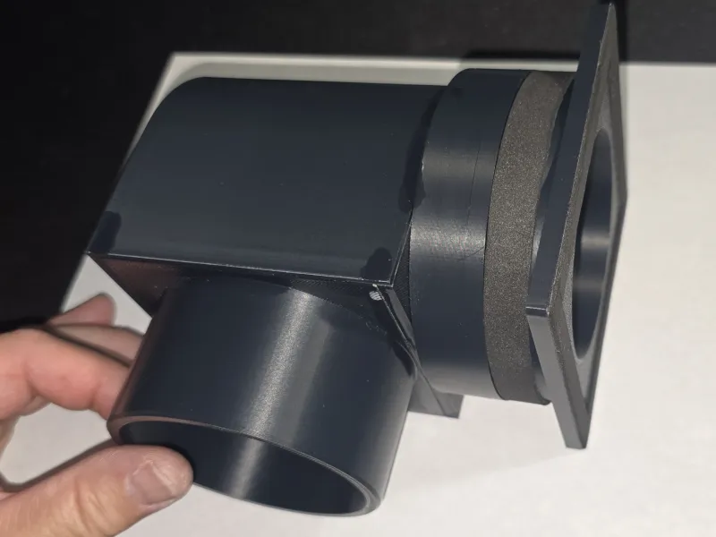 Adaptateur magnétique réglable pour évent d'échappement arrière du Qidi Plus 5