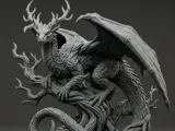 Dragão em arvore-0