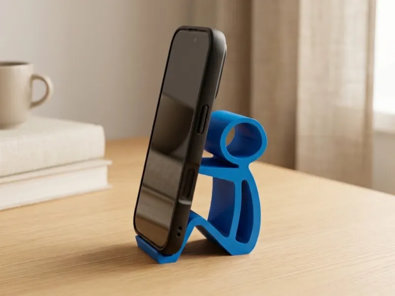 Minimalistische Telefoonhouder voor op Bureau – Steun voor Smartp