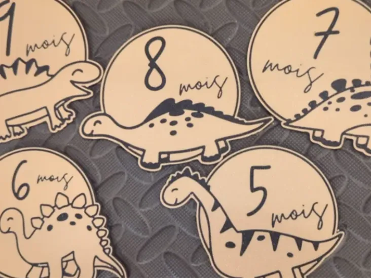 Étapes de Bébé Dino
