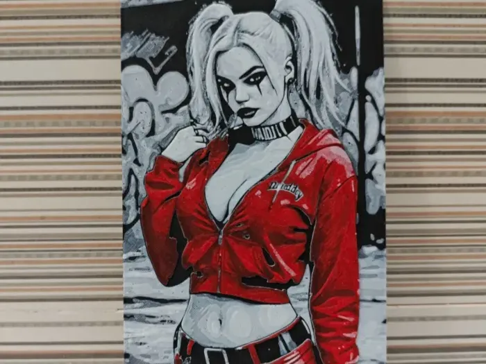 Hueforge Harley Quinn