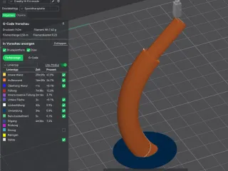 Guide tube for Creality Space Pi filament dryer