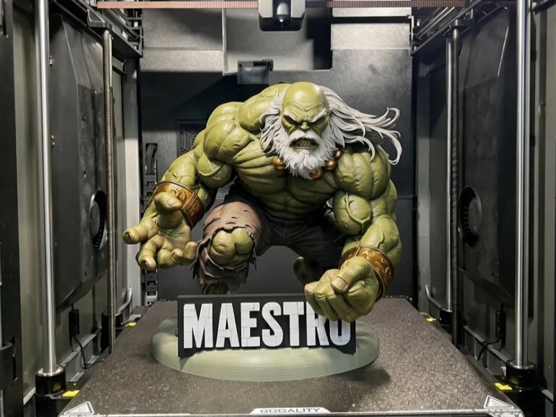MAESTRO HULK STATUE - High Detail 3D Printable Figure