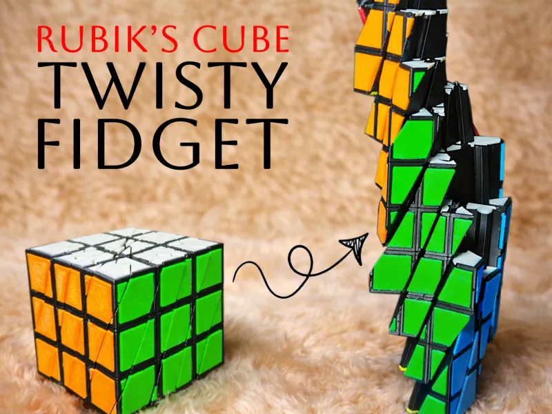 Rubik's Cube Prank Cube and Twisty Fidget