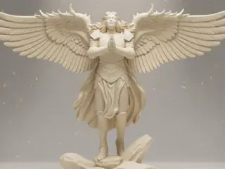 Anjo rezando