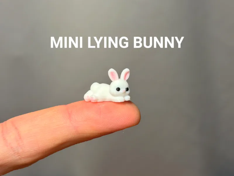 Mini Liggend Konijntje