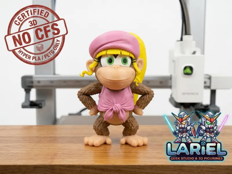 Дикси Конг (Donkey Kong) Составная модель 16 см - 3mf - БЕЗ CFS