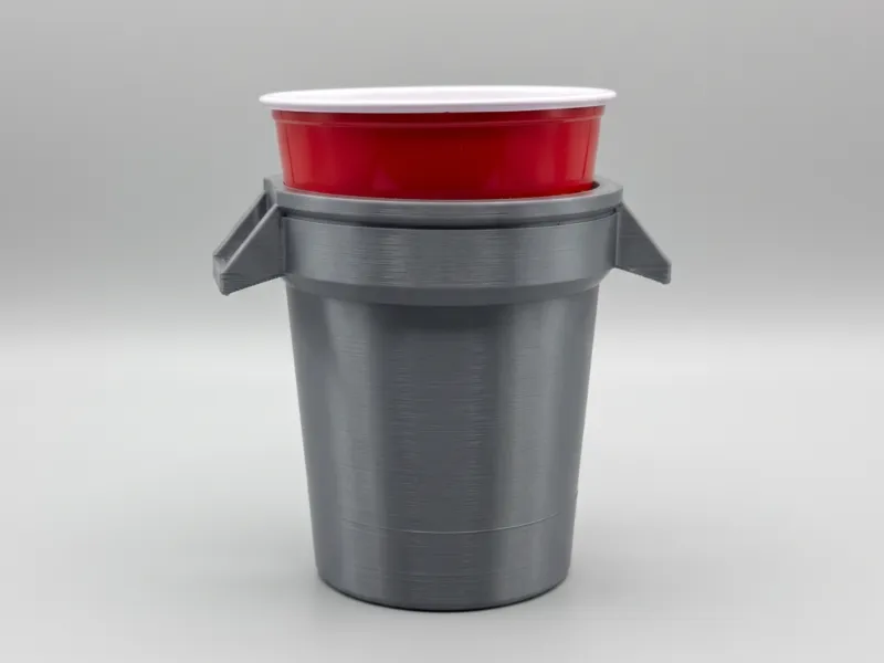 🗑️ Trash Can Party Cup Koozie