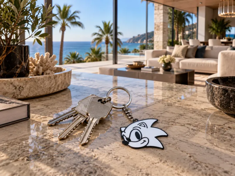 Sonic Keychain