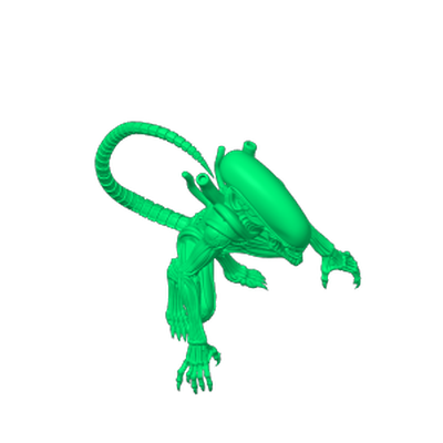 Xenomorph Style Miniature - Miniatures - PLA - 3D printed product - фото 2