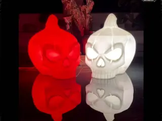 Pumpkin Skull Light - Multicolor - No Supports