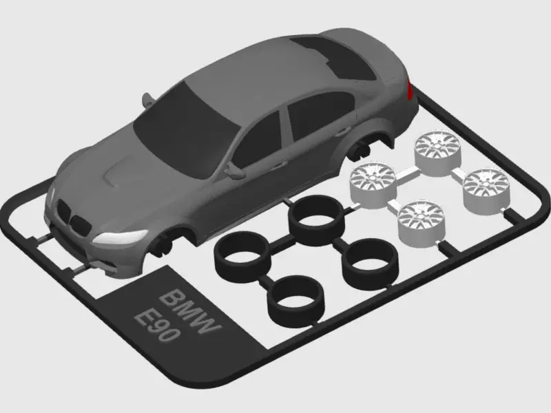 BMW E90 M3 kit card