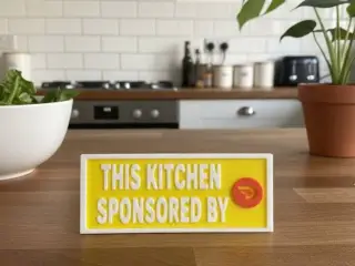 This kitchen sponsored by..
