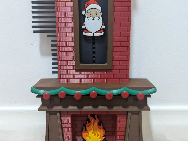 Santa's Chimney Drop Advent Calendar