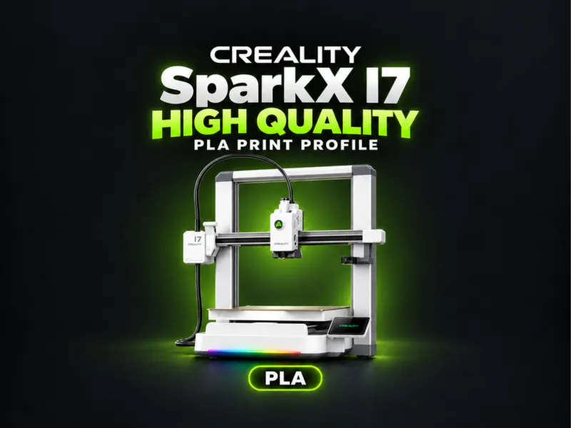 Creality SparkX I7 – Perfil de Impressão PLA de Alta Qualidade