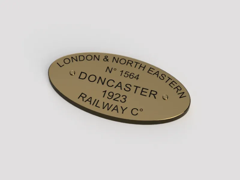 PLACA LNER 1564 - Flying Scotsman - Doncaster - 1923