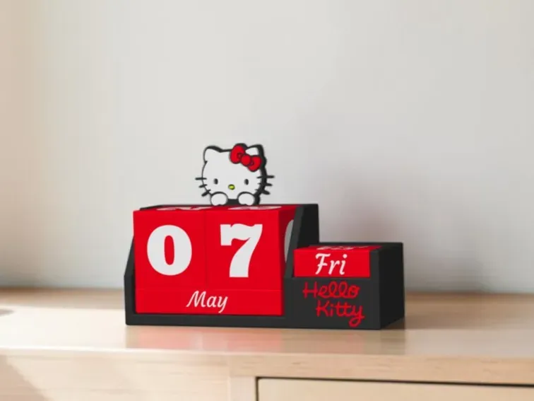Calendário de Mesa da Hello Kitty