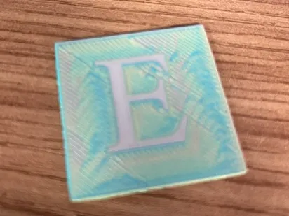Sous-verre Monogramme (Carré)-E