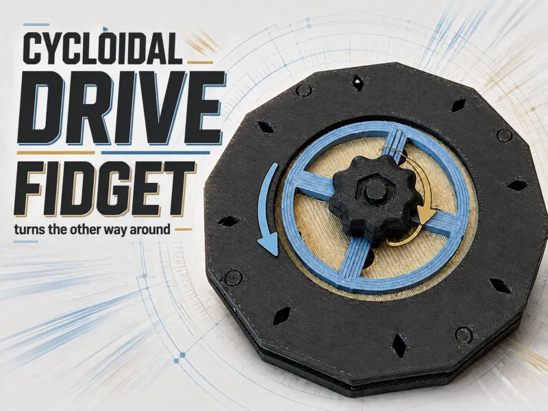 9:1 Cycloidal Drive Fidget – Mathematics in Motion