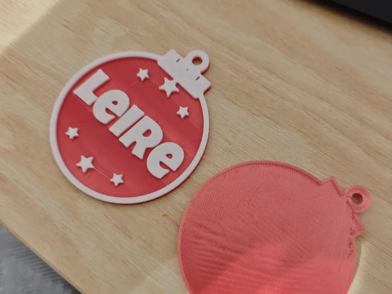 Enfeite de Natal com Nome Personalizado - Presente Personalizado