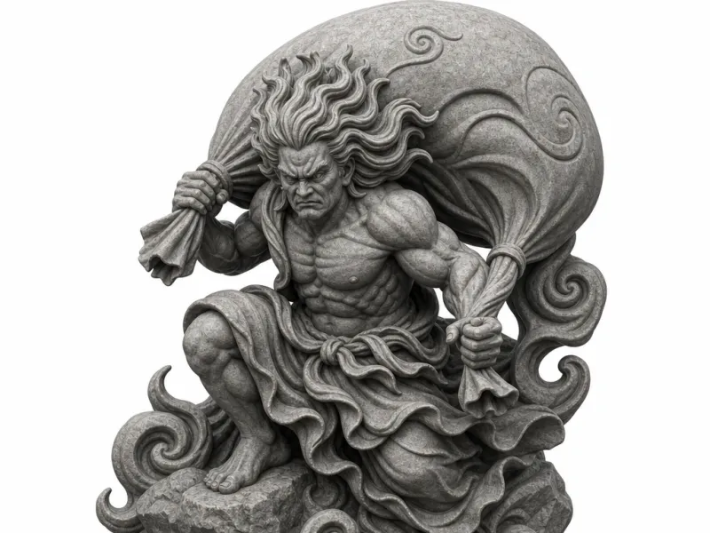 Fūjin - Japanese god of wind