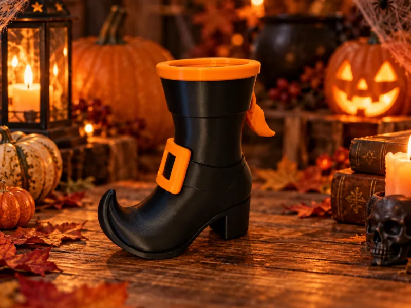 Witch Boot – Halloween Decoration 🧙‍♀️🎃