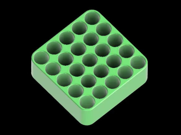 AA battery holder low