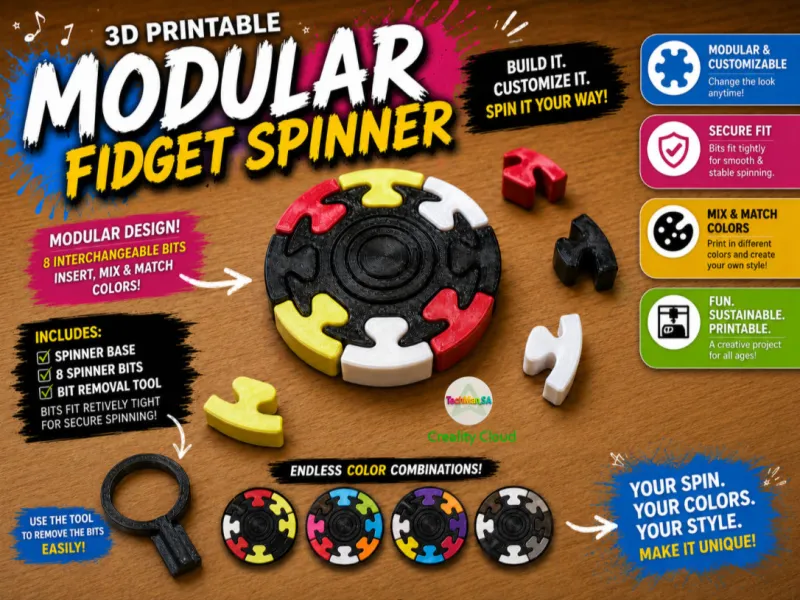 Modulare Fidget Spinner
