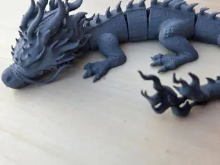 Articulated Fire Dragon