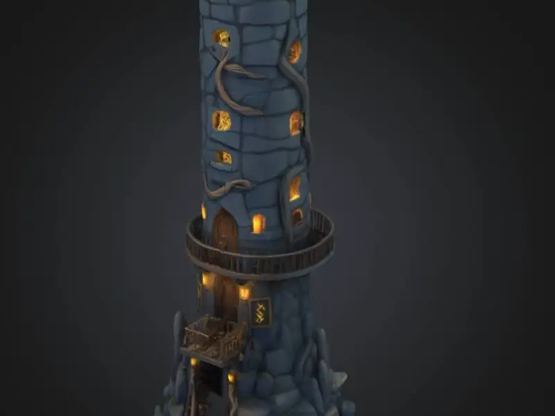Tower of magic rpg