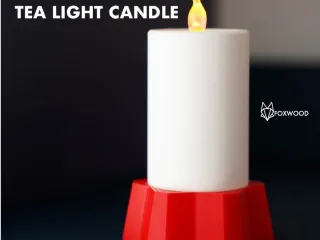 Geometric Tea Light Candle