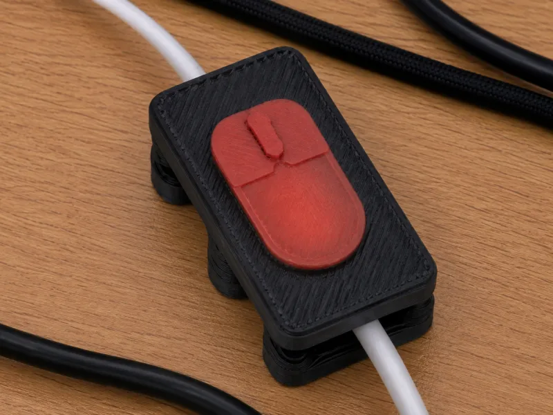 Mouse Cable Tag – Clip-On Cable Marker | 4 Sizes