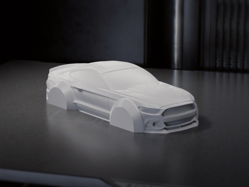 Ford Mustang 3D Model for Mold Making
