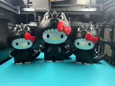 Hello Kitty x Годзилла коллаборация с Макдоналдс